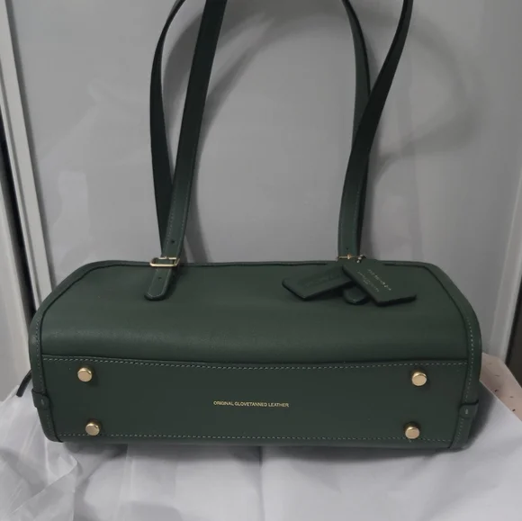 Coach Swing Zip bag shoulder bag hunter green brass 1998 re edition - Picture 4 of 10